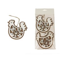 Slepice k zavěšení, 2 ks D4056