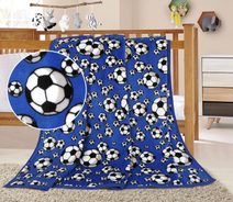 Dětská deka ELLA Modrá 1003/153 100x150 cm