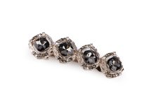 Francouzská spona do vlasů s broušenými kamínky