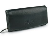 Dámská kožená peněženka 10x19 cm