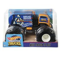 HOT WHEELS Auto kovové Monster Trucks 1:24 velká kola různé druhy