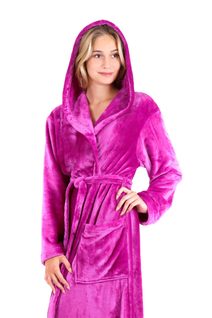 Župan s kapucí Siena fialová 31 56 4301