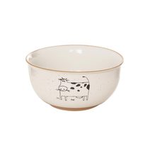 Miska keramická STATEK kráva pr. 13,5 cm - dia 13,5 x 6,5cm