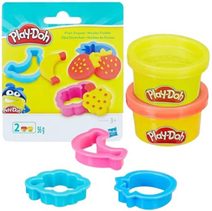 HASBRO PLAY-DOH Modelína set 2 kelímky + 3 vykrajovátka 4 druhy