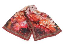 Saténový šátek / šála 70x175 cm