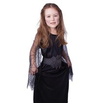 Dětský kostým černá čarodějnice/Halloween (M) e-obal