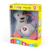 Volant modrý plast 20cm na baterie se zvukem v sáčku český design