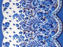 Bavlněné vaflové piké folklor