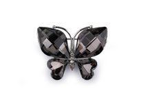 Brož s broušenými kamínky motýl