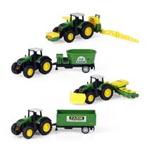 DICKIE ABC Baby traktor veselý s očima volný chod 2 barvy plast