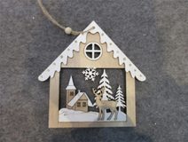 Vánoční dekorace k zavěšení D6445 - 15 cm