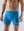 Jednobarevné boxerky s delší nohavičkou s nápisem 74113P