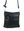 Malá crossbody kabelka se stříbrným zipem NH6020 černá