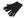 Společenské rukavice 23 cm dámské (5 (22-24cm) černá)