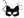 Karnevalová maska - škraboška sametová s glitry kočka (4 černá modrá)