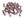 Skleněné korálky broušené ohňovky 10 mm s AB efektem
