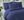 Francouzské povlečení saténové 1+2, 240x220, 70x90cm tmavě modré LUXURY COLLECTION