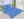 Saténové bavlněné Povlečení LUXURY COLLECTION - Bílá/Tmavě Modrá, 140x200 cm, 70x90 cm