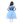 Dětský kostým Princezna modrá (M)