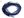 Víceřadá šňůrka s karabinkou délka 46 cm (4 modrá pařížská)
