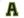 Nažehlovačka písmena (1 "A" zelená)