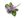 Větvička bobule a květy na drátku (4 fialová)