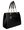 Stylová elegantní kabelka do ruky s oušky na řetízku černá