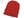 Pletená čepice s lurexem (10 červená)