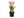 Umělé tulipány v květináči (3 (25 cm) růžová sv.)