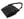 Moderní velká černá kombinovaná dámská kabelka 3753-DE