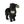 Plyšová panda sedící, 18 cm