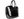 Elegantní černá lakovaná kabelka do ruky S5 GROSSO