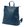Kožená malá dámská crossbody kabelka na řetízku petrolejová modrá
