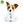 Plyšový pes jack russell teriér sedící 30 cm