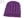 Pletená čepice s copánky (21 fialová purpura)
