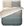 Francouzské bavlněné povlečení DELUX 220x200, 70x90cm PALMA šedá