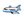 Nažehlovačka dopravní prostředky (2 modrá světlá letadlo)