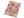 Dárkový vánoční / mikulášský pytlík vločky s glitry 13x18 cm imitace juty