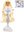 Barbie mořská víla (kouzelná květina, blond, Mattel)