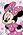 ALU láhev Minnie modrá Hliník, Plast, 500 ml