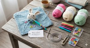 Svět přízí a háčků: Průvodce materiály a pomůckami pro pletení a háčkování