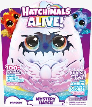 Spin Master Hatchimals dráček líhnoucí se (interaktivní, baterie, světlo, zvuk)