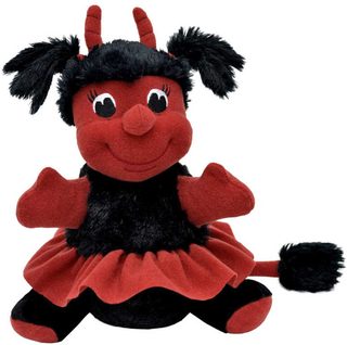 MORAVSKÁ ÚSTŘEDNA Baby čertice Berta 23cm na baterie Zvuk PLYŠ