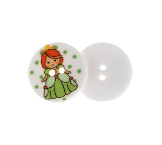 Knoflík - sada 6 ks Zelená 349892DD