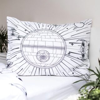 Povlečení Star Wars Death Star svítící efekt 140x200, 70x90 cm