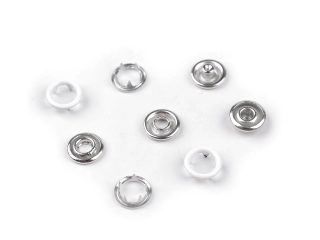 Knoflíky stiskací Roland Baby Ø10 mm na slabé látky, barevný lak sada 50 kusů