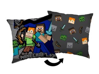 Polštářek Minecraft Survival Mode 40x40 cm