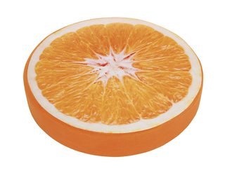 Sedák ORESTE kulatý Oranžová 38/129 průměr 38 cm