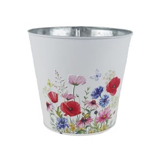 Květináč plechový K4688/3 - D16.5×H15 cm B:12 cm