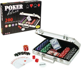 Poker set Deluxe (200 žetonů)